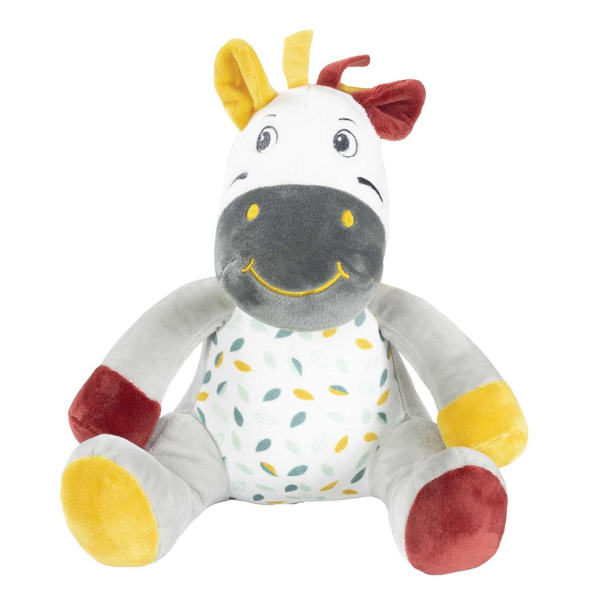 Peluche musicale Zèbre multicolor, TROIS KILOS SEPT
