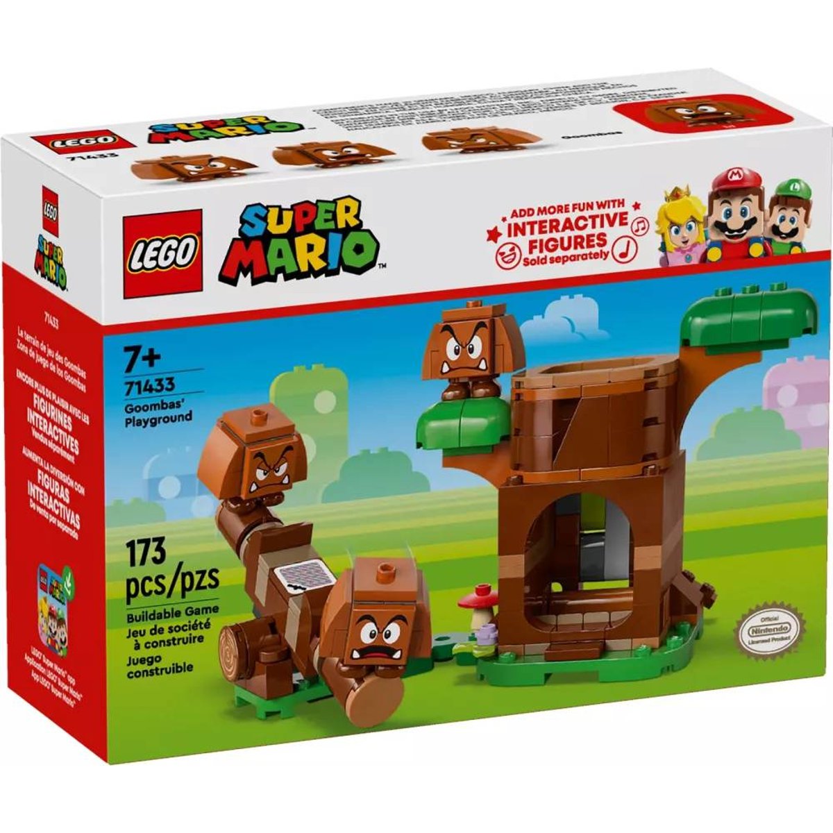 LEGO Super Mario - Ensemble de jeu des Goombas - 71433 couleur unique, LEGO