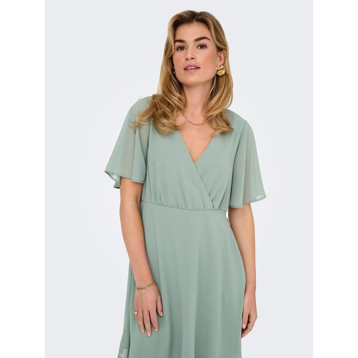 Robe chinois green, ONLY