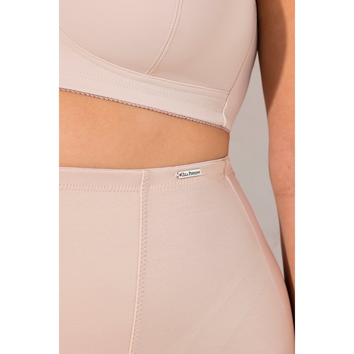 Gaine Bodyforming, taille haute, dentelle beige clair, ULLA POPKEN