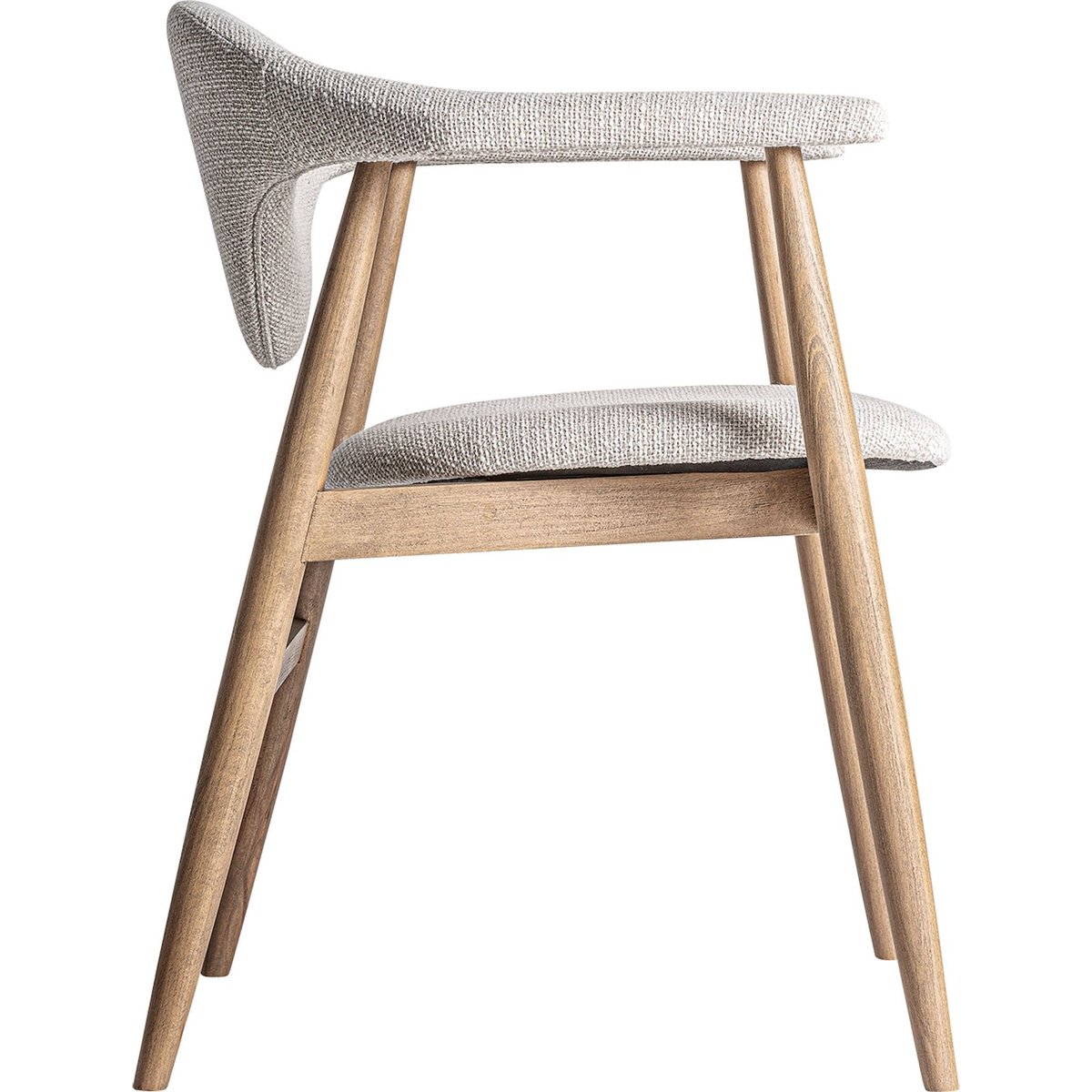 Chaise contemporaine en hêtre brun clair bois naturel, RECOLLECTION