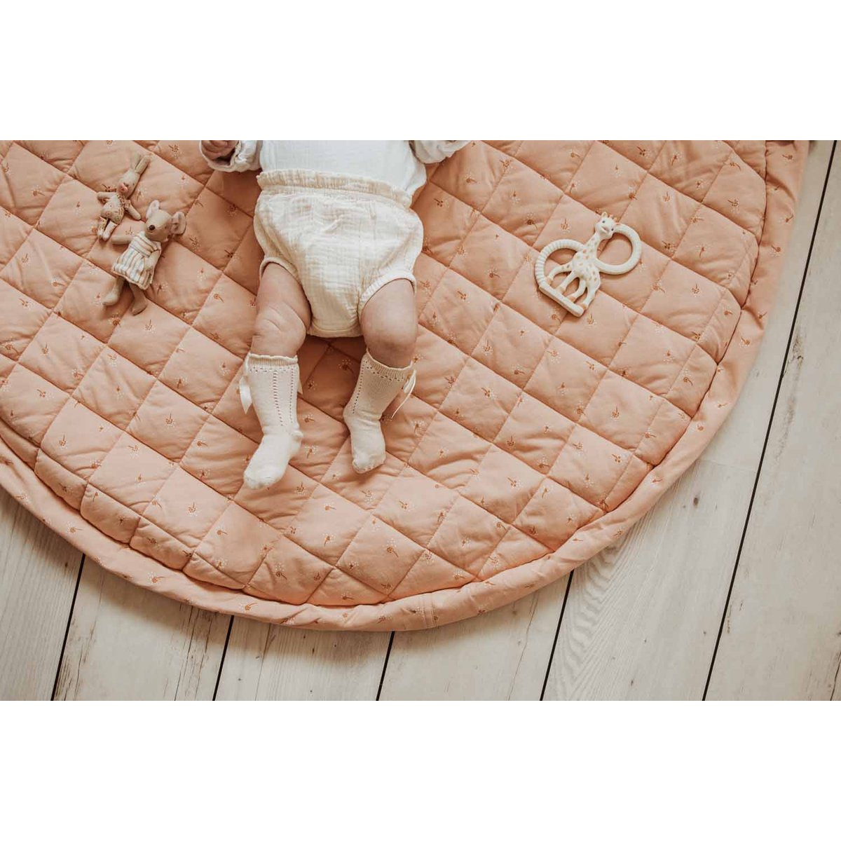 play&go - tapis d´éveil & sac organic - fleuri rose, PLAY ET GO