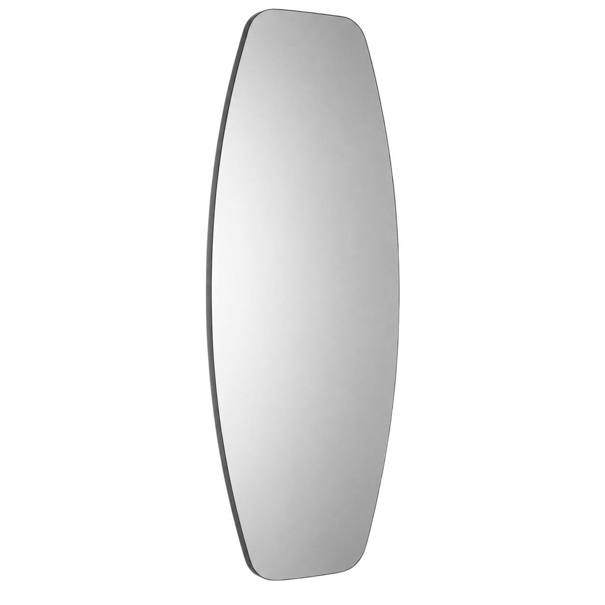 Miroir mural ovale vertical 180 cm MILANO argenté, PIER IMPORT