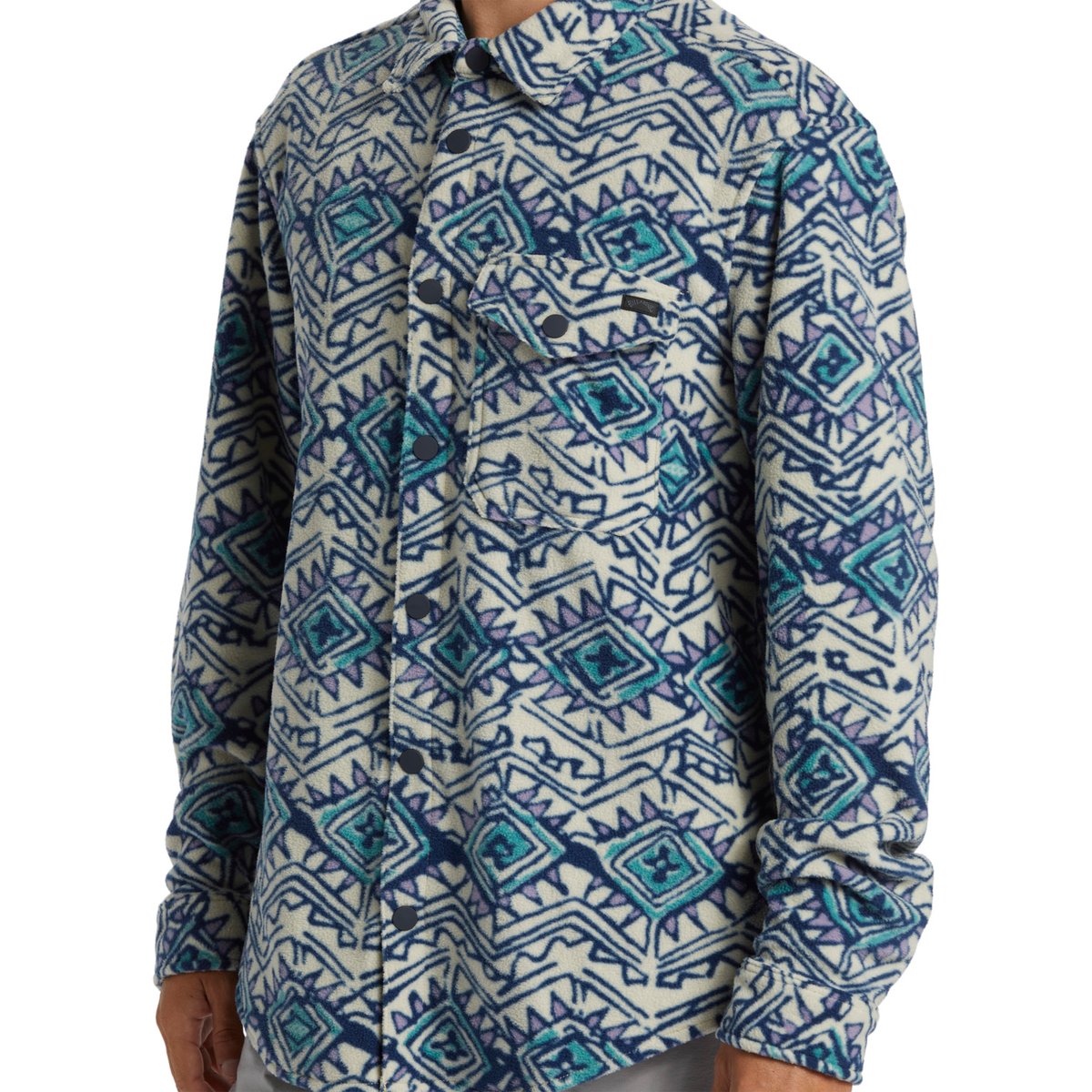Surchemise en polaire FURNACE FLANNEL bleu slate blue, BILLABONG
