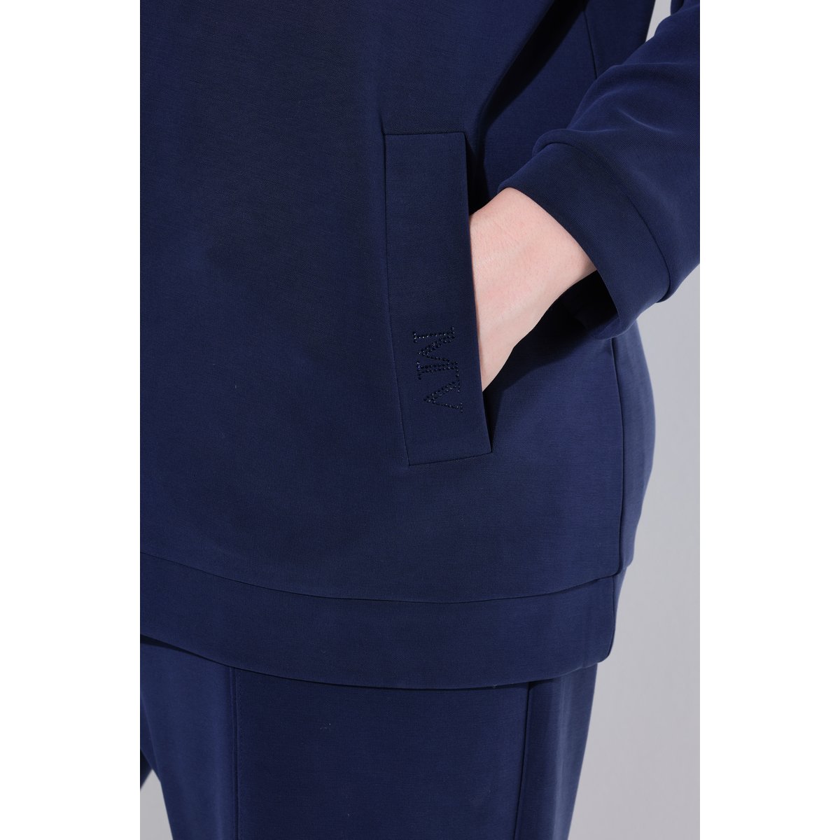 Veste en molleton marine, ULLA POPKEN