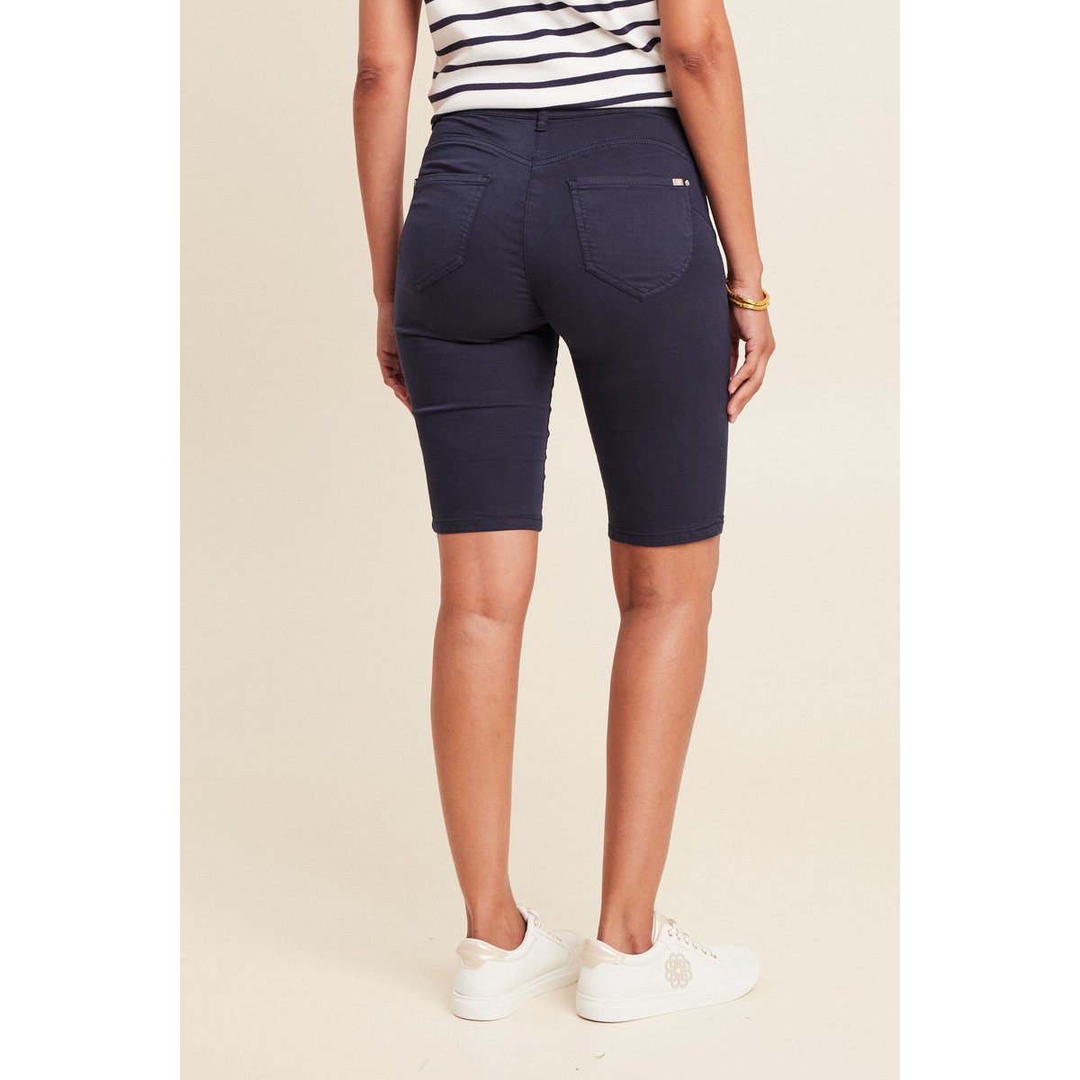Bermuda droit bleu marine, BREAL