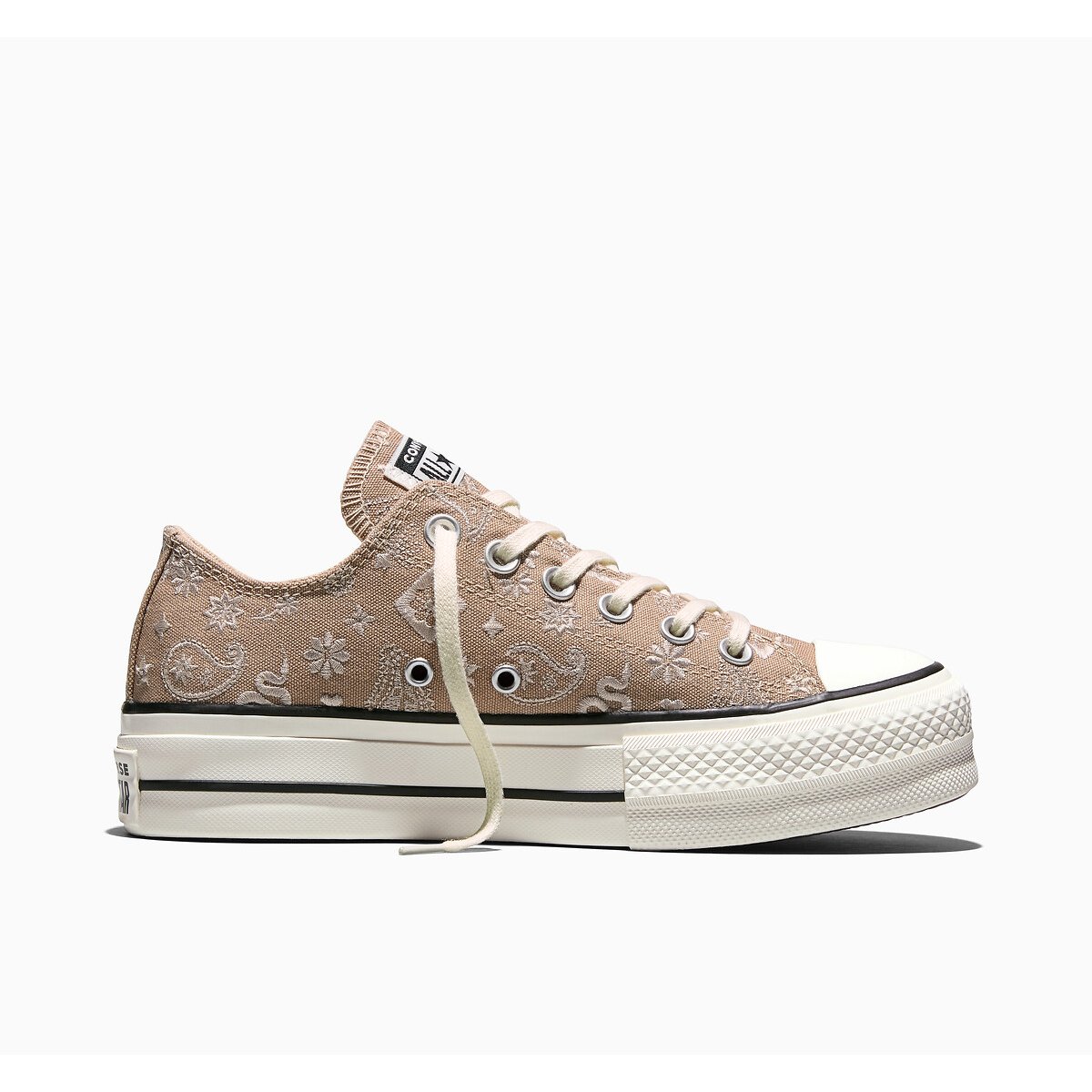 Sneakers CHUCK TAYLOR ALL STAR LIFT OX ELEVATED PAISLEY beige , CONVERSE