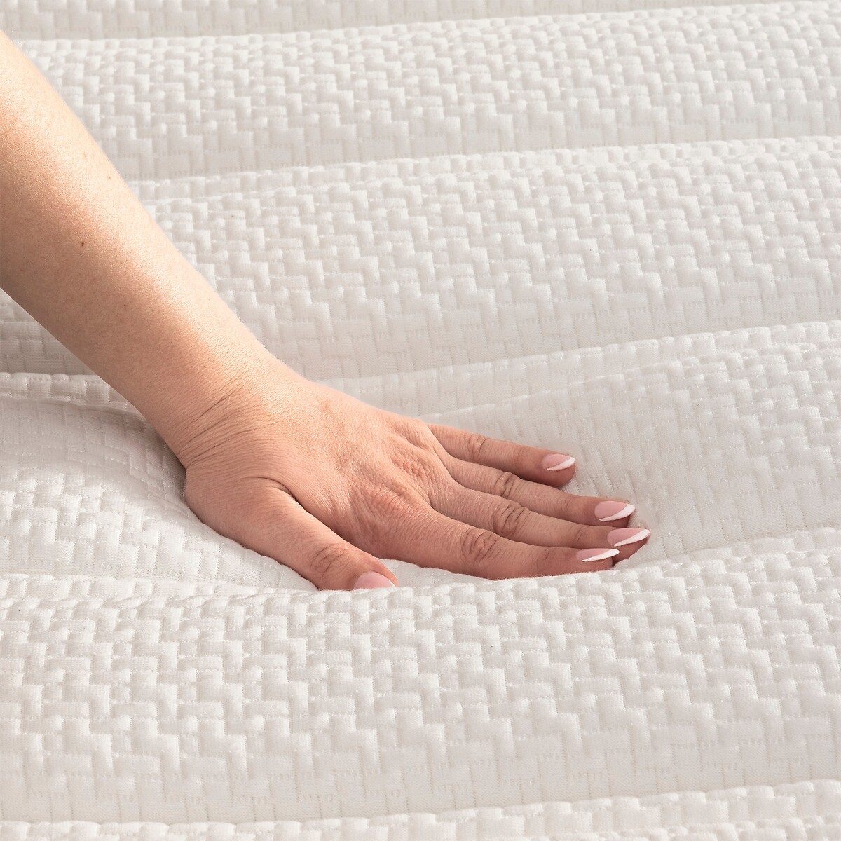 Matelas mousse Bultex® nano, soutien ferme, accueil équilibré, I RELAX EQUILIBRÉ blanc, BULTEX