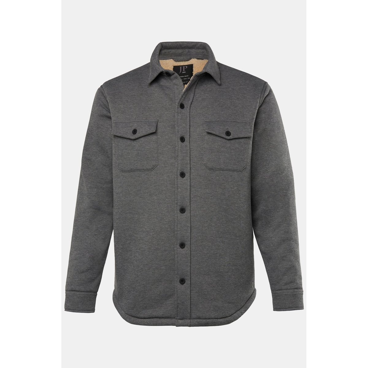 Surchemise en molleton gris graphite, JP1880