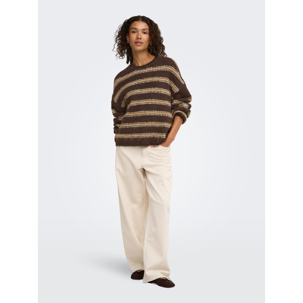 Pull En Maille marron - chocolate torte 1, JDY
