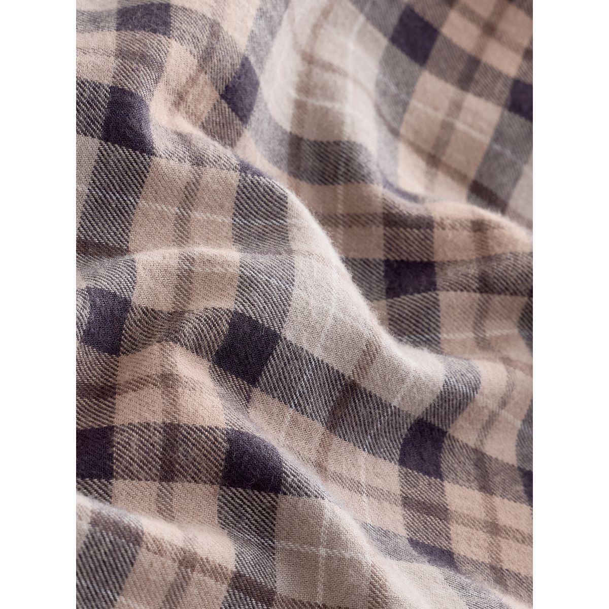 Chemise à manches longues et carreaux beige avoine, NEXT