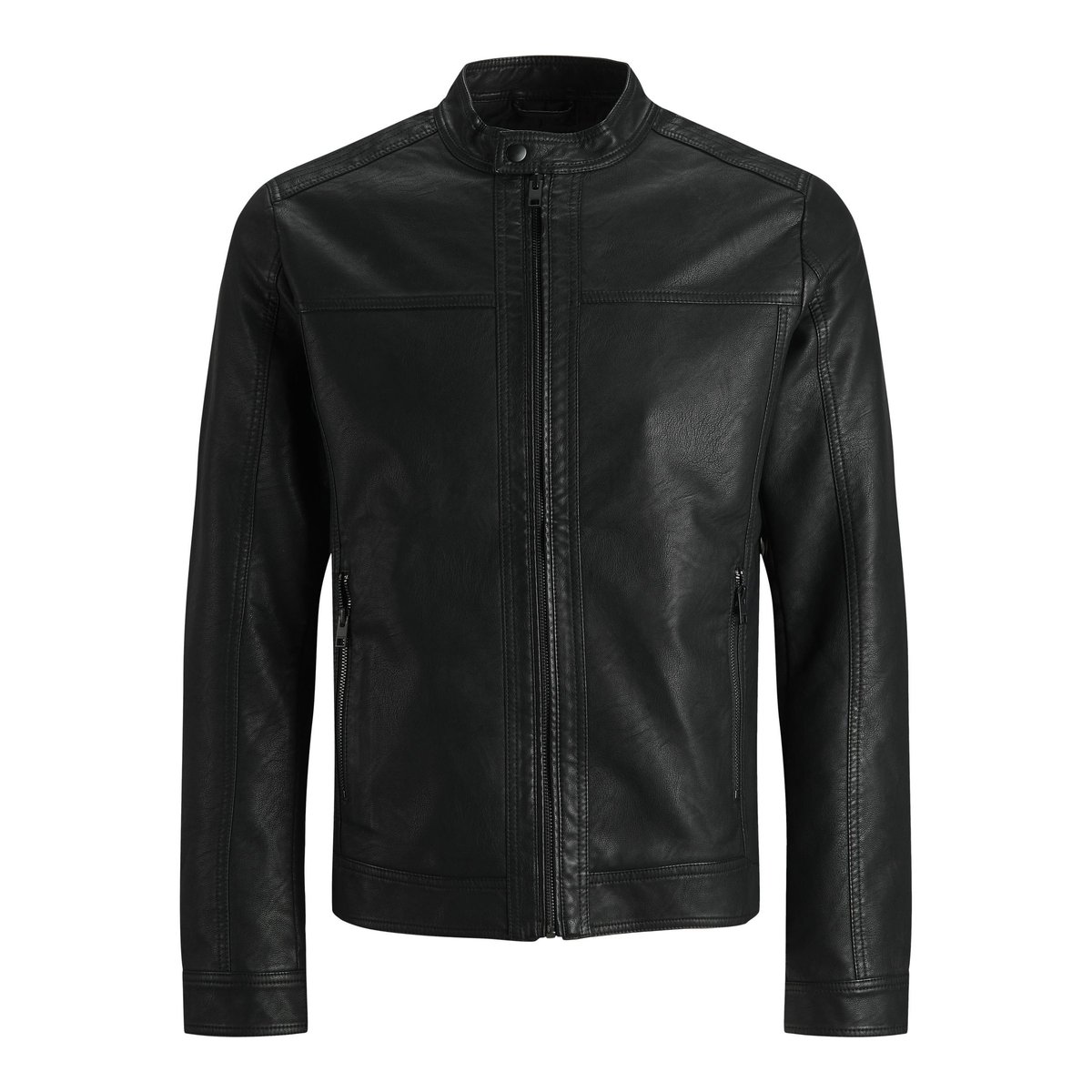 Veste En Cuir Synthétique black, JACK & JONES