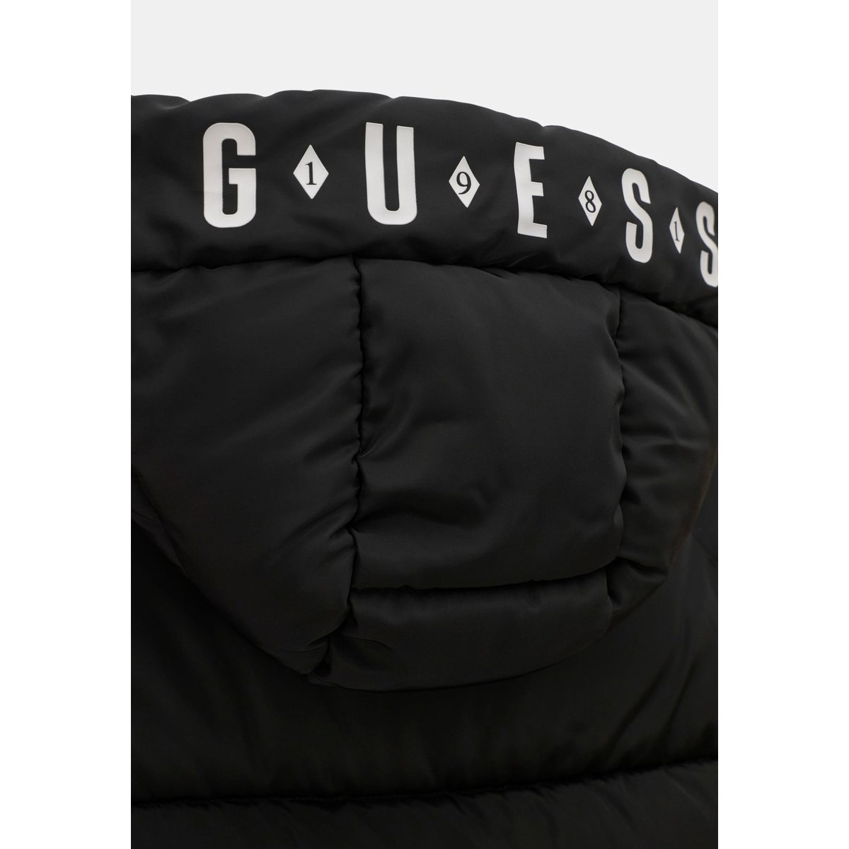 Doudoune Longue À Capuche noir, GUESS KIDS