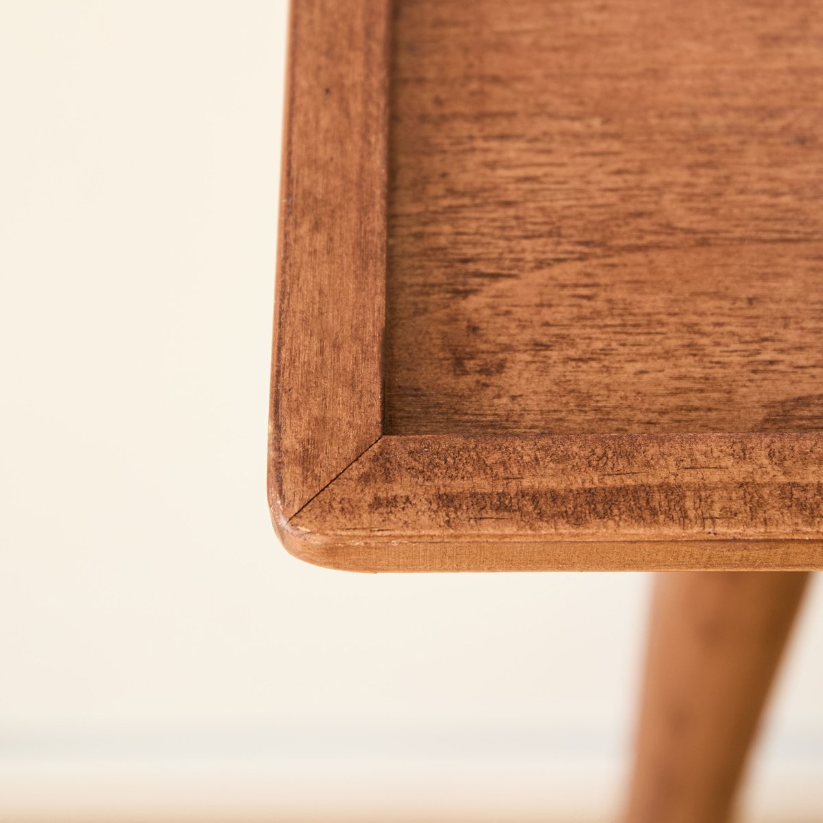 Console table murale en bois de noyer, ALSTA finition noyer, NORDLYS