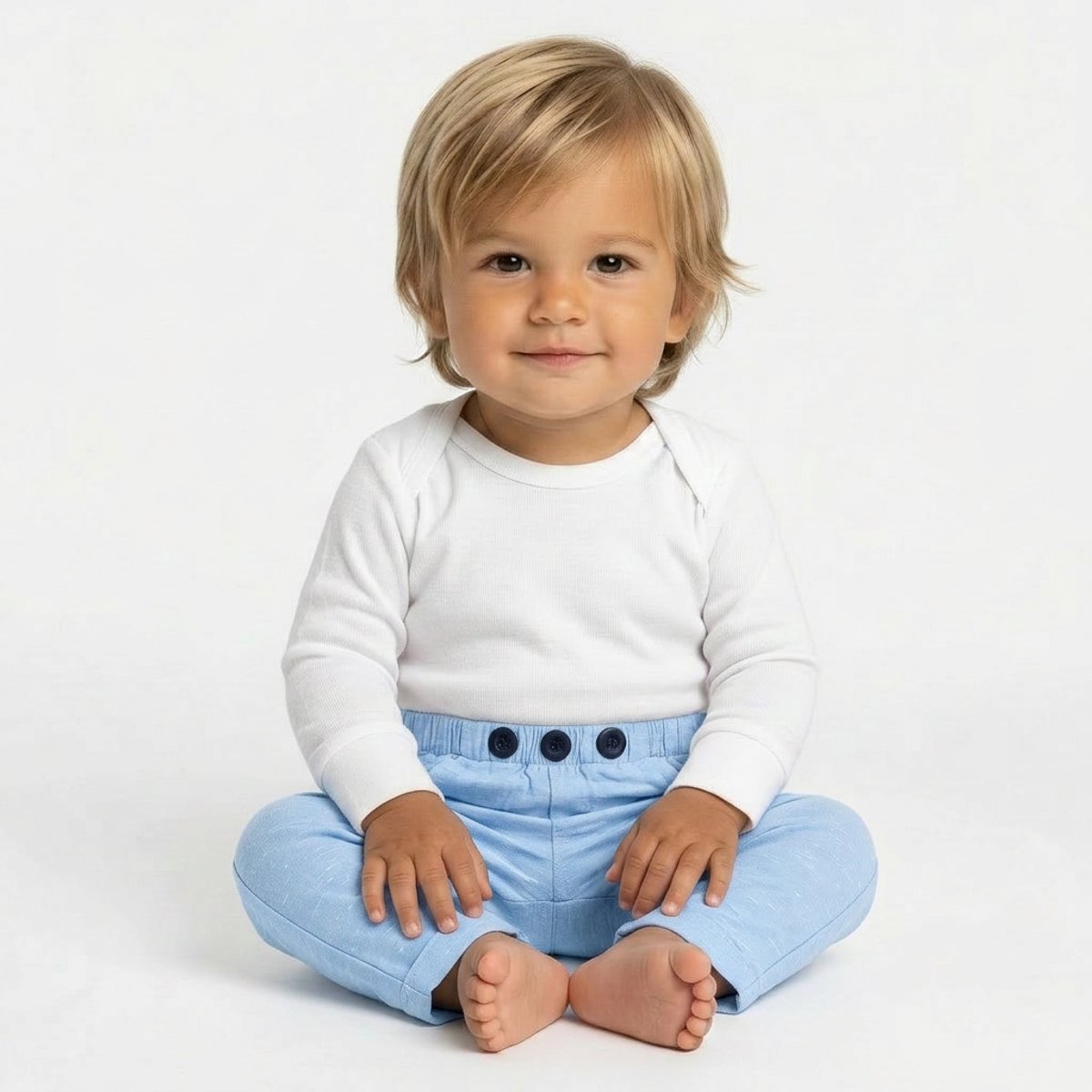 Pantalon bébé - Bon état bleu, LA PETITE COLLECTION