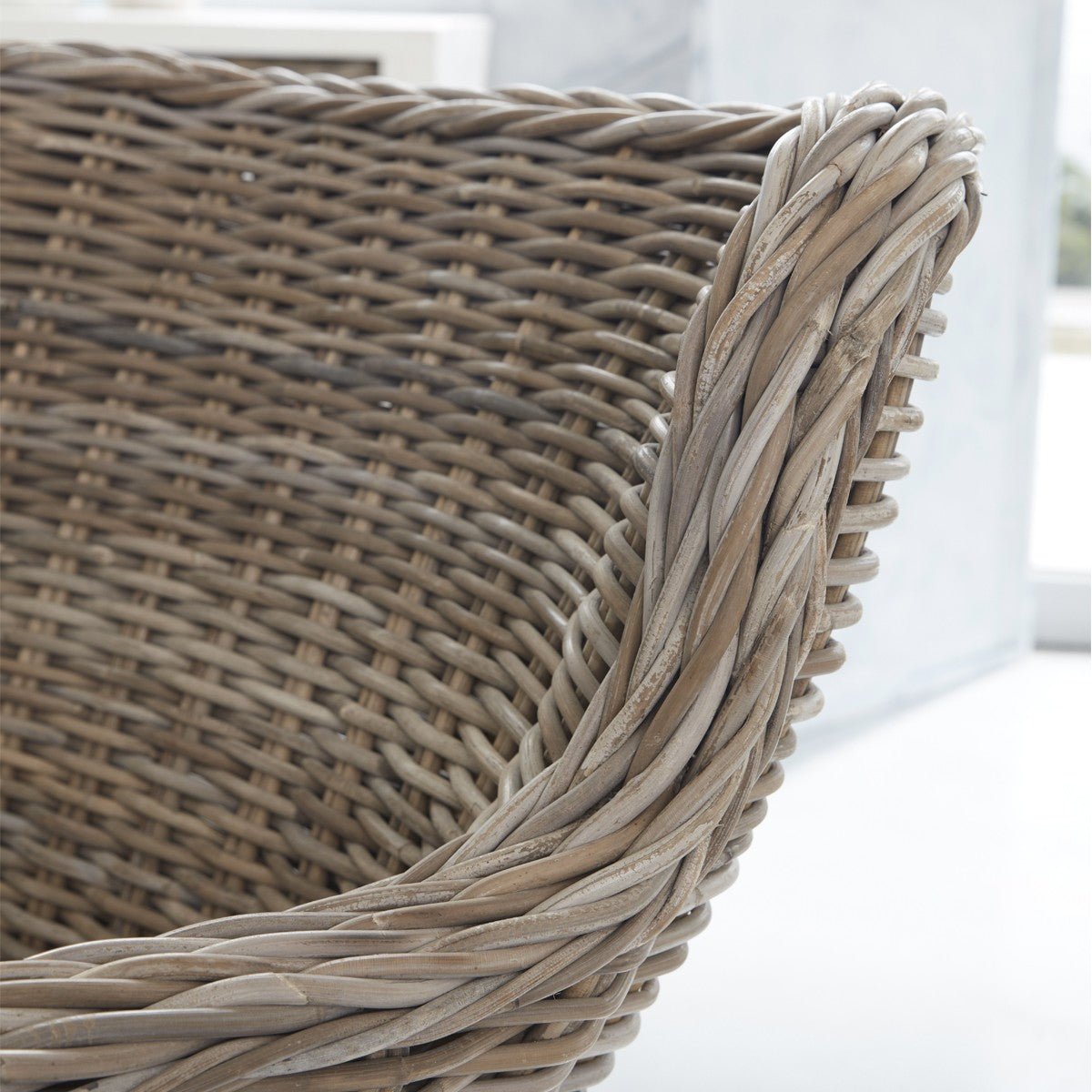 Fauteuil en rotin tressé ATLANTIC naturel, BERAH GETAH