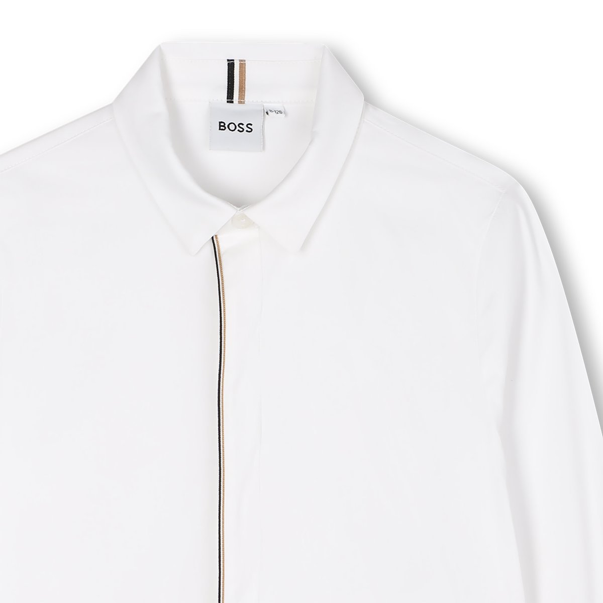 Chemise à manches longues blanc, BOSS KIDSWEAR