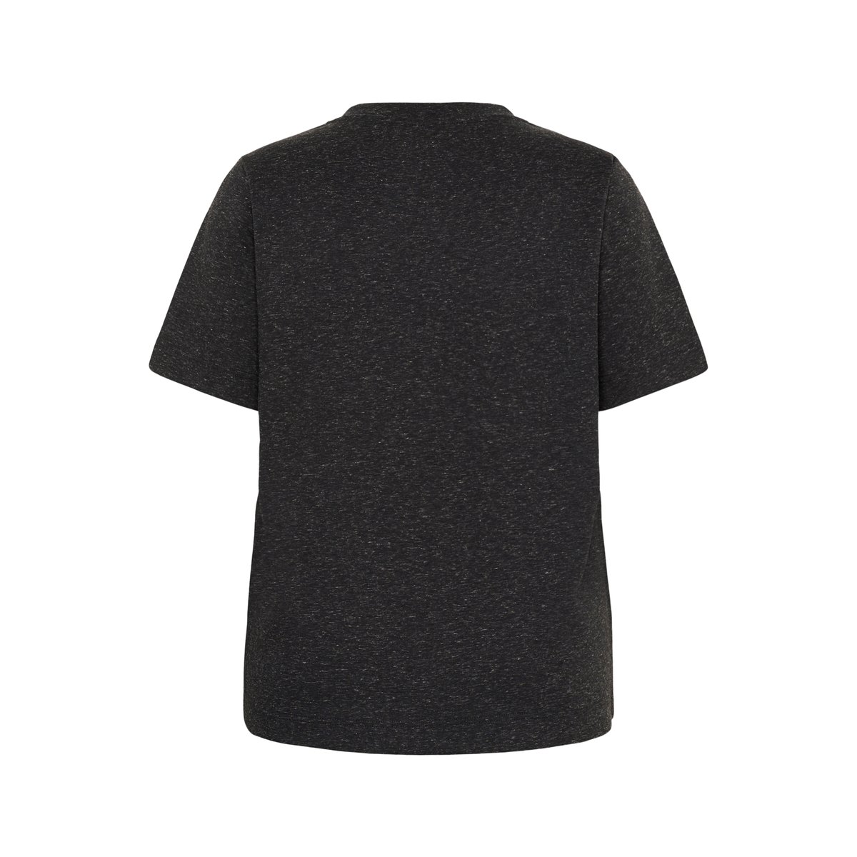 T-shirt gris dark grey m:/whisper w. heart, KAFFE CURVE