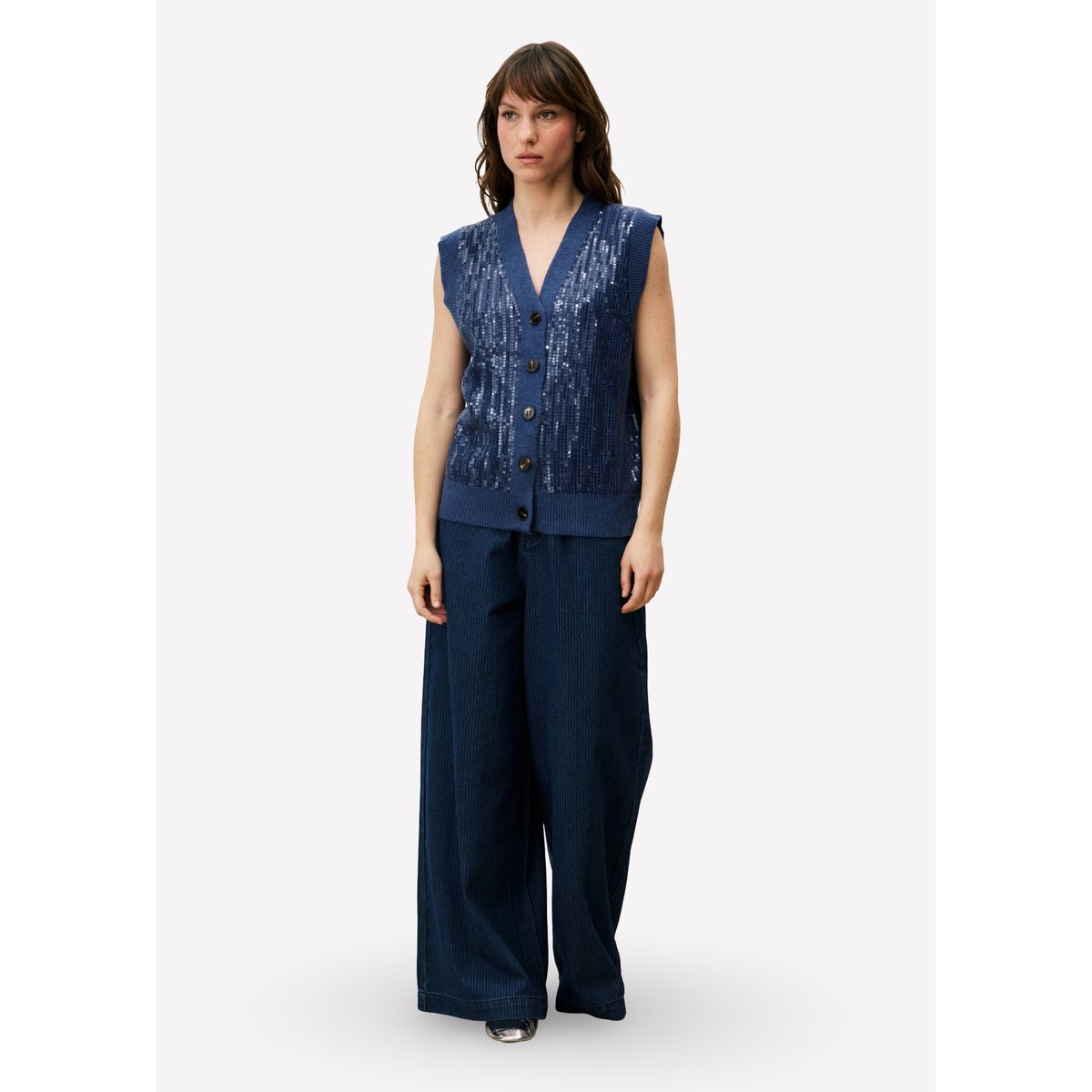 Jean en coton GAYNOR bleu jean, FRNCH