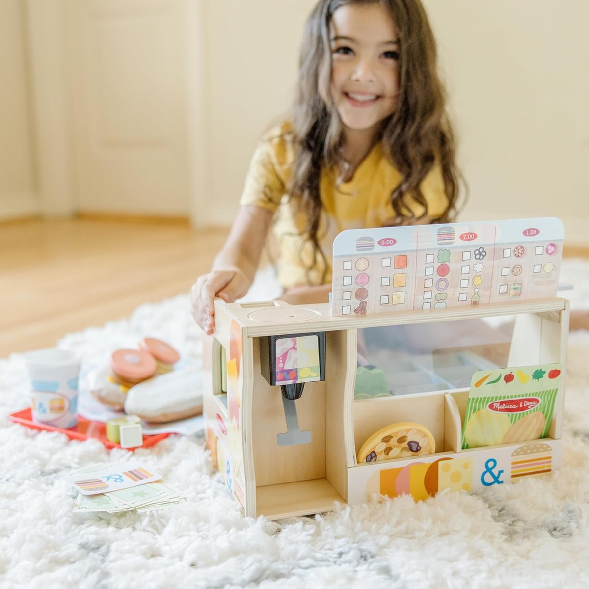 Comptoir à sandwichs en bois beige, MELISSA & DOUG