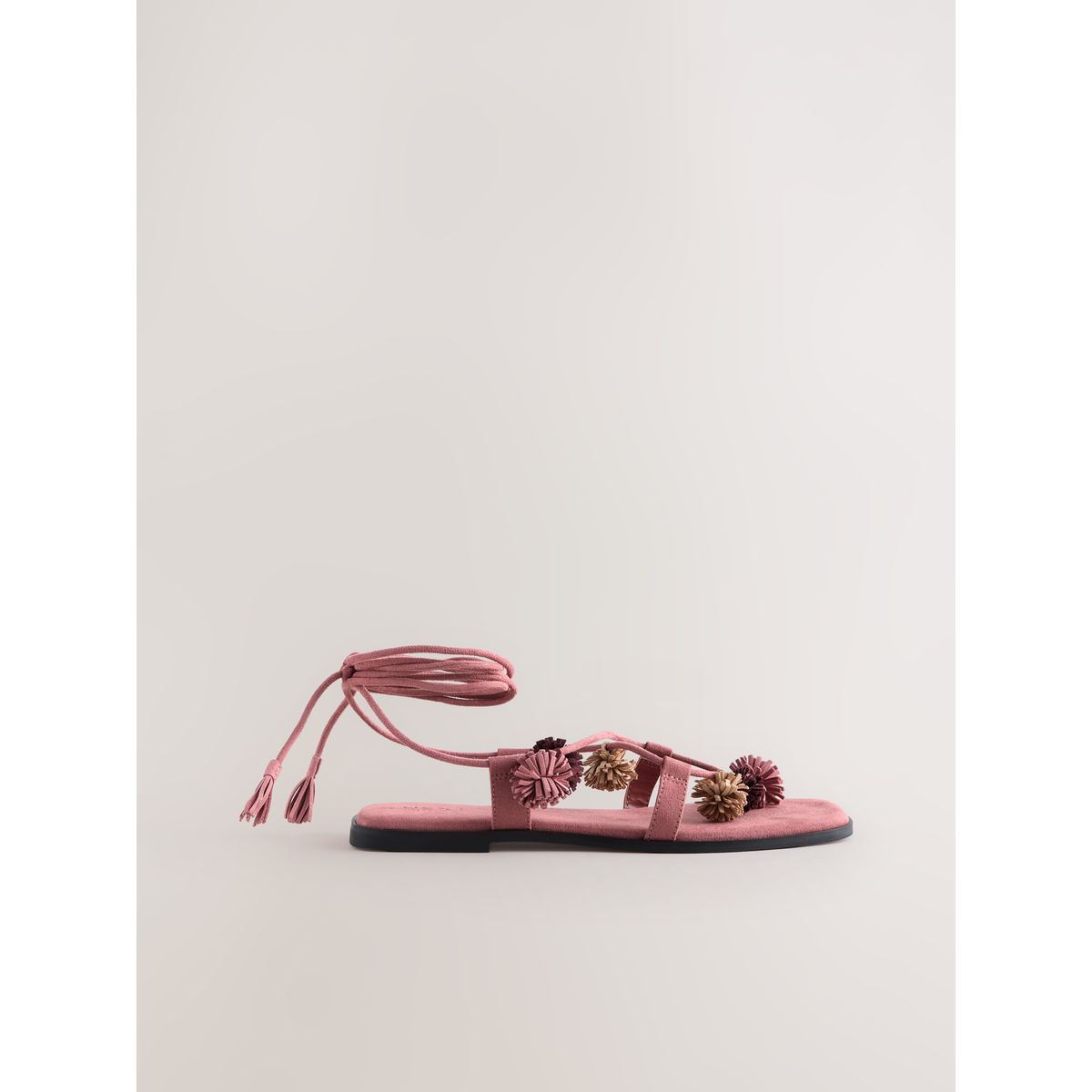 Sandales à pompons forever comfort® rose, NEXT