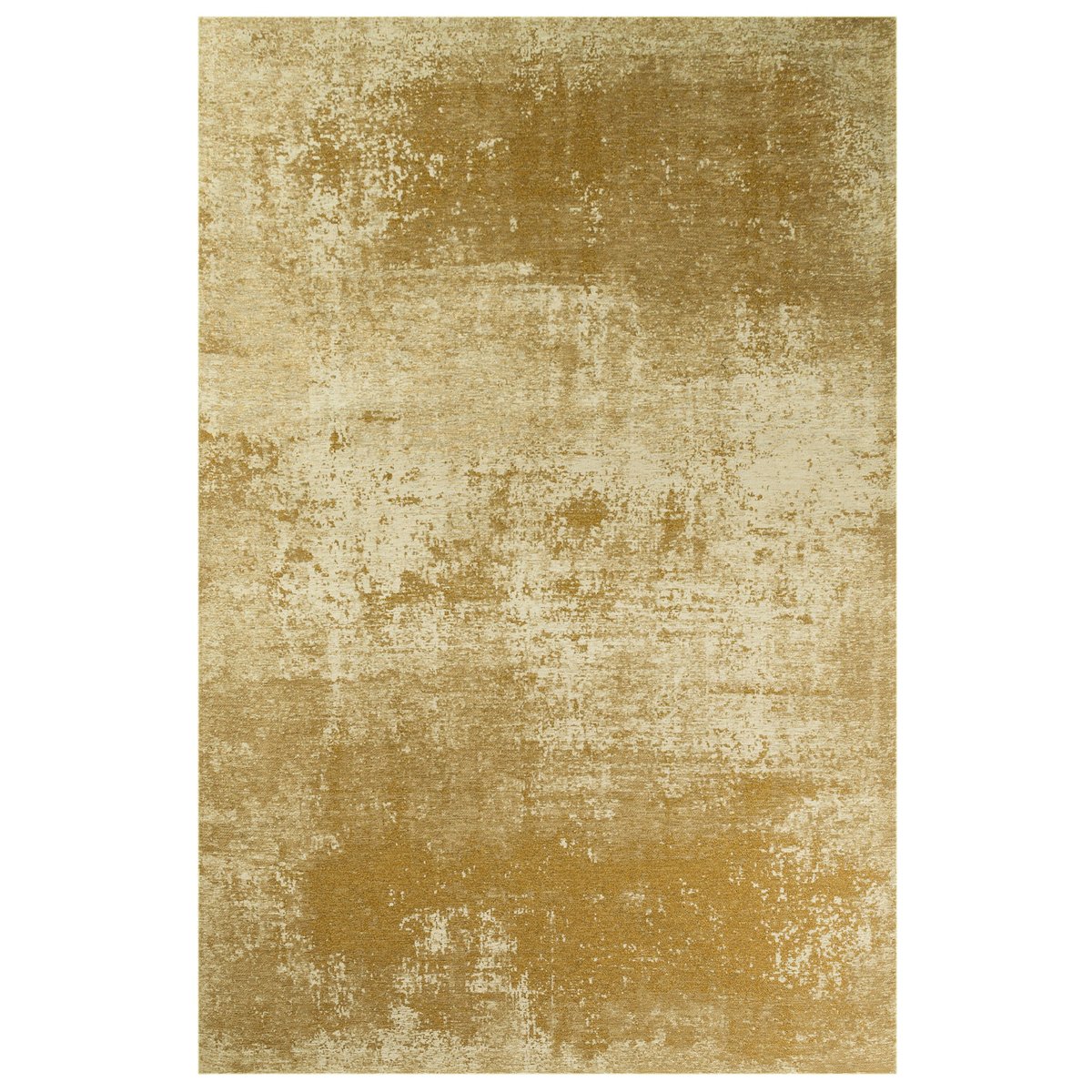 Tapis intérieur/extérieur moderne tissé plat TERRA jaune, NOVATREND