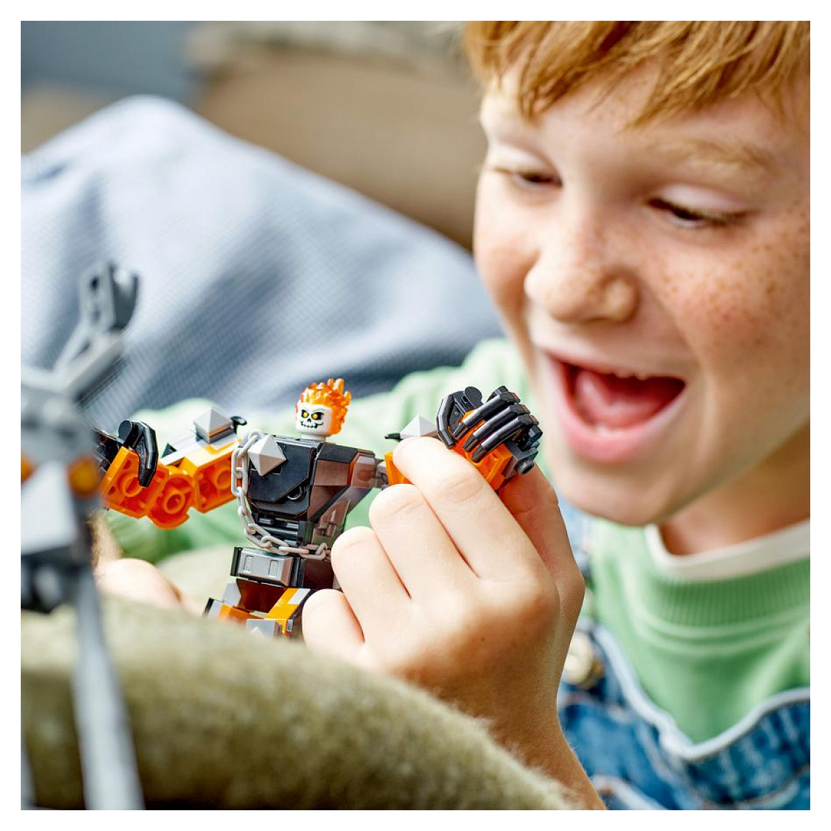 Marvel Le robot et la moto de Ghost Rider multicolore, LEGO