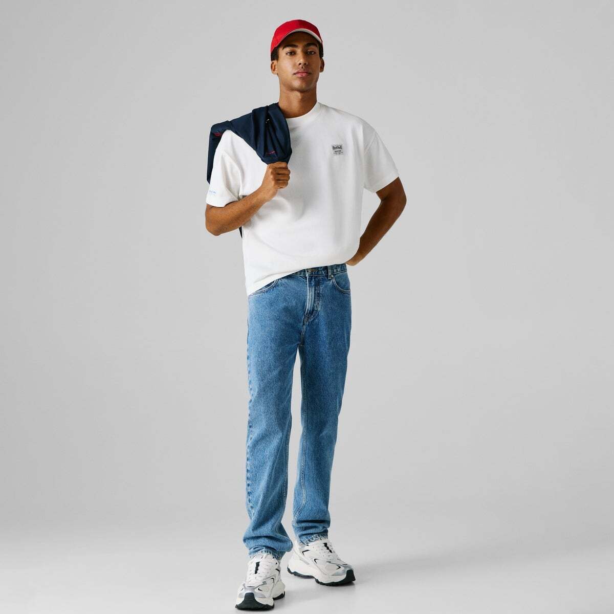 Red Bull Racing Jean Coupe Regular, Taille Normale rbr bleu denim rigide clair, PEPE JEANS