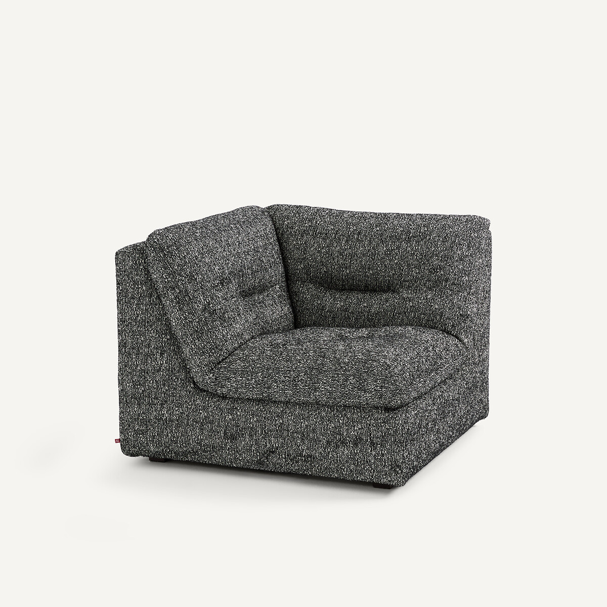 Angle 90° modulable, en bouclette, GIULIANO noir, AM.PM