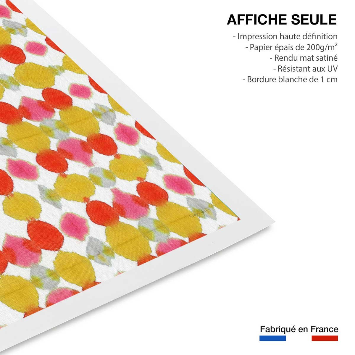 Poster lampion affiche seule, HEXOA