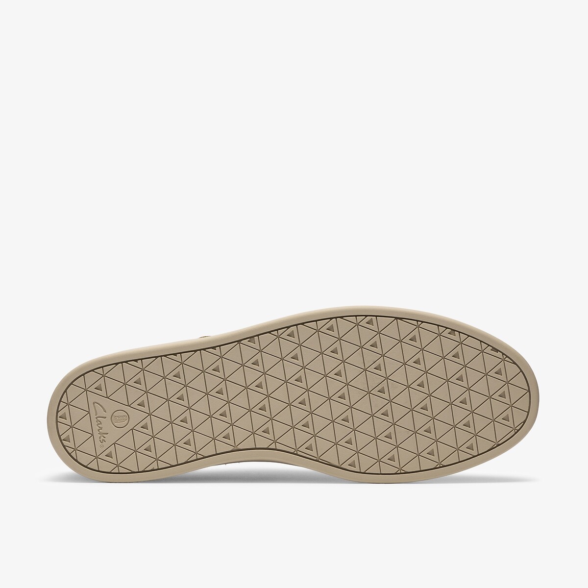 Baskets en cuir suédé Lockford Lace beige, CLARKS