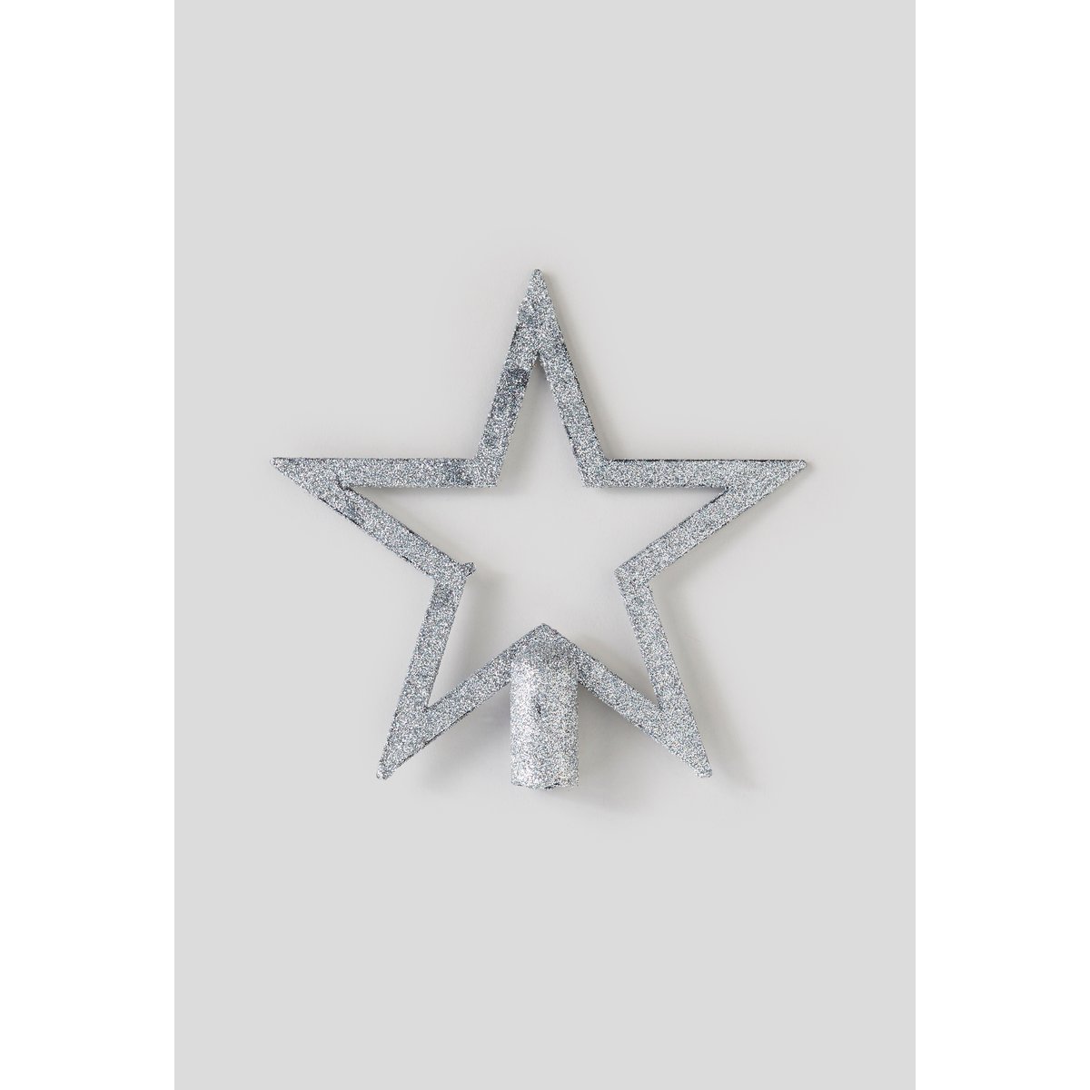 Cimier étoile paillettes argent, MONOPRIX