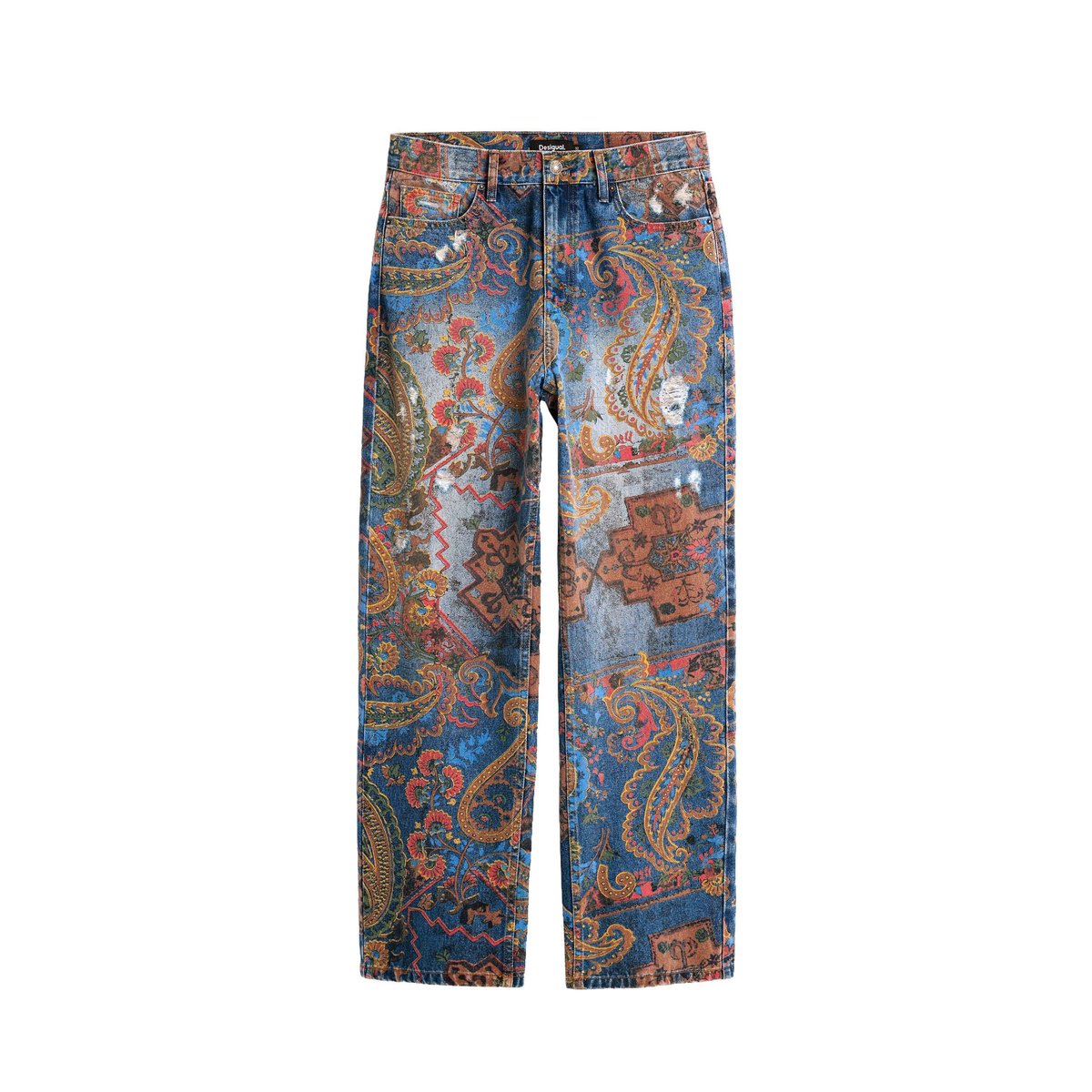 JEAN IMPRIMÉ bleu clair, DESIGUAL