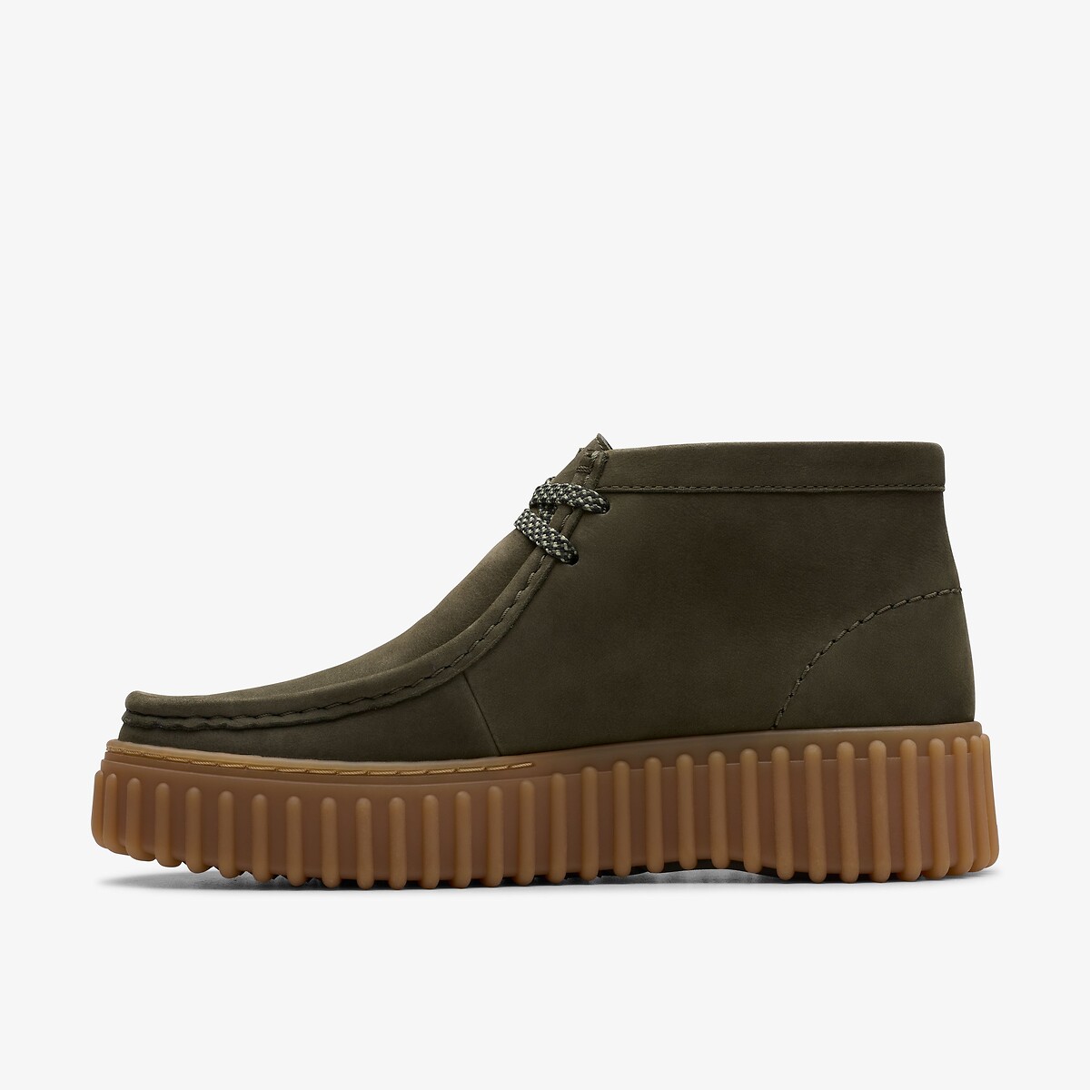 Sapatos de pele camurça, TORHILL MOSS verde escuro, CLARKS