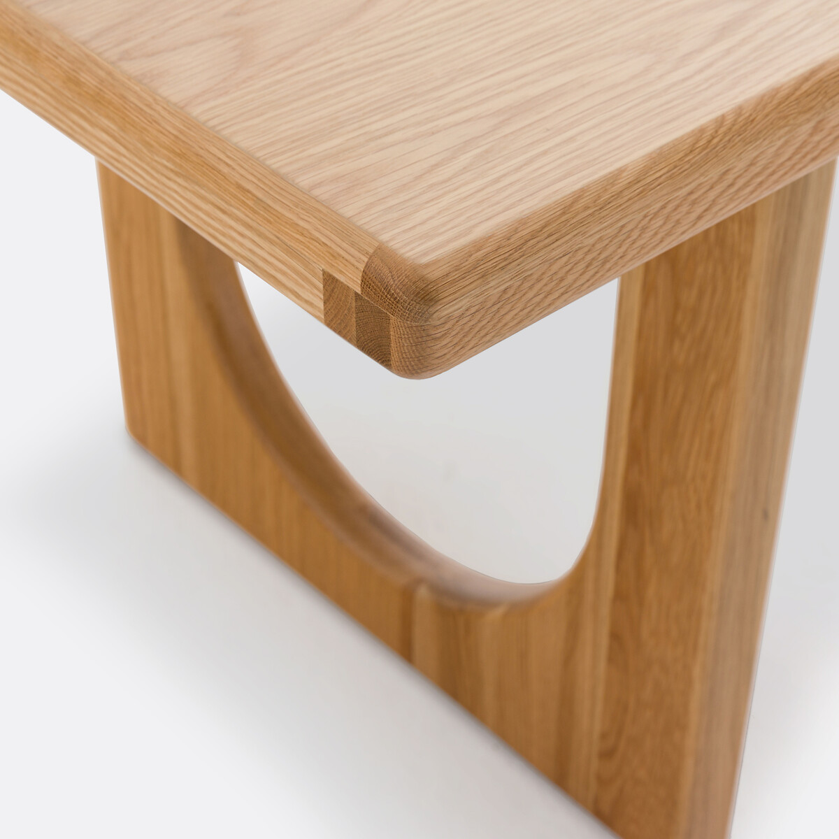 Table à manger, rectangulaire, chêne et plaqué, 6 à 8 couverts, DOUVE chêne, LA REDOUTE INTERIEURS