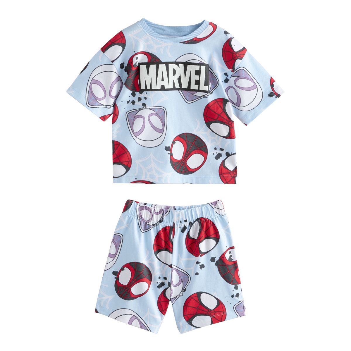 Pyjama short, lot de 3 spider-man rouge/bleu, NEXT