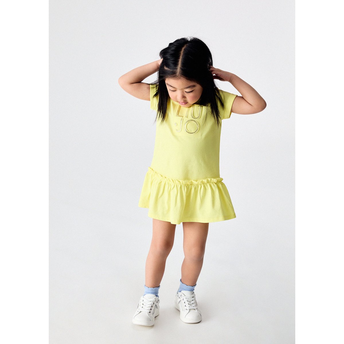 Robe courte en jersey jaune, LIU JO