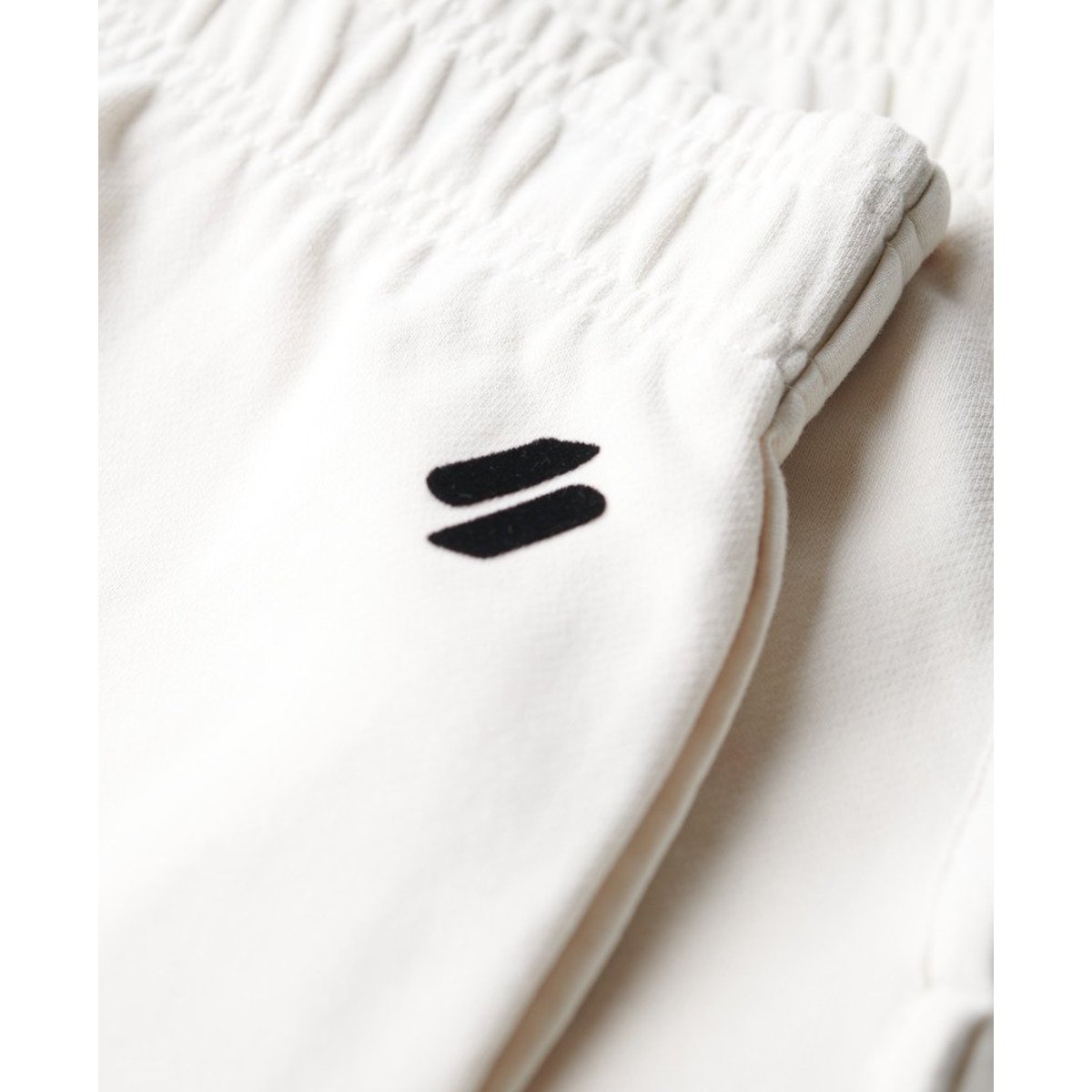Short de course Sportswear Logo riz blanc, SUPERDRY