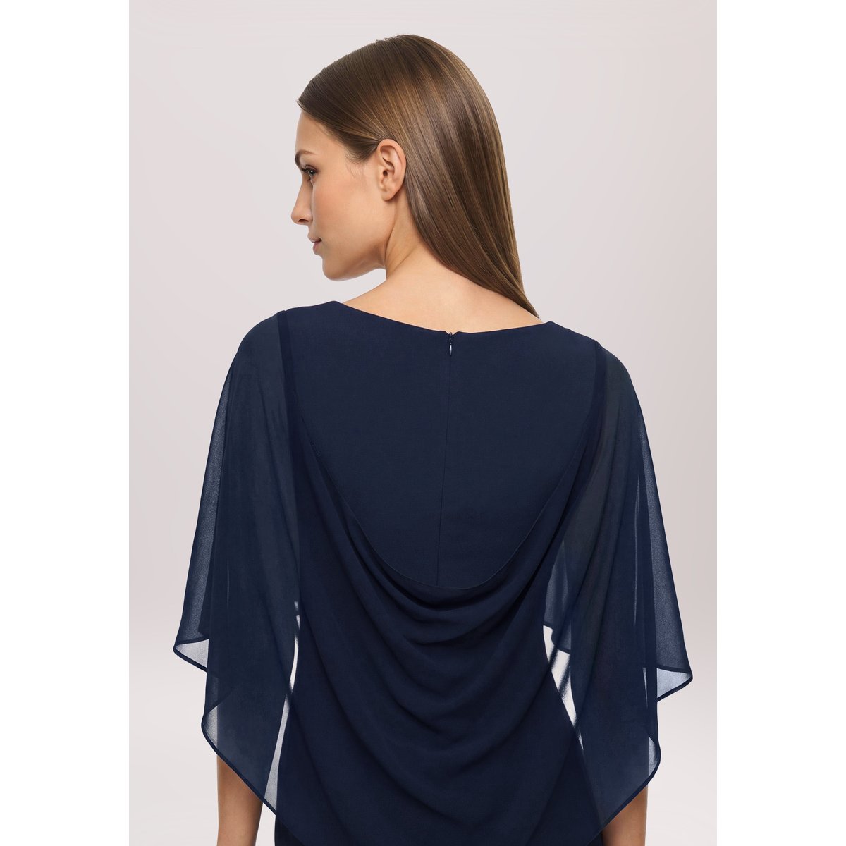 Robe de cocktail à fronce night sky, VERA MONT