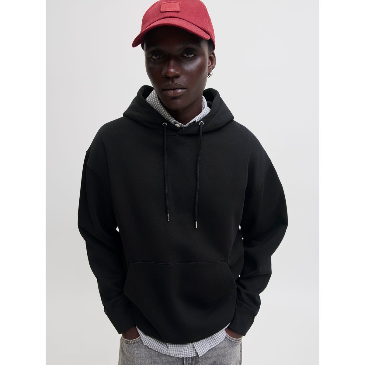 Sweat À Capuche black 1, JACK & JONES