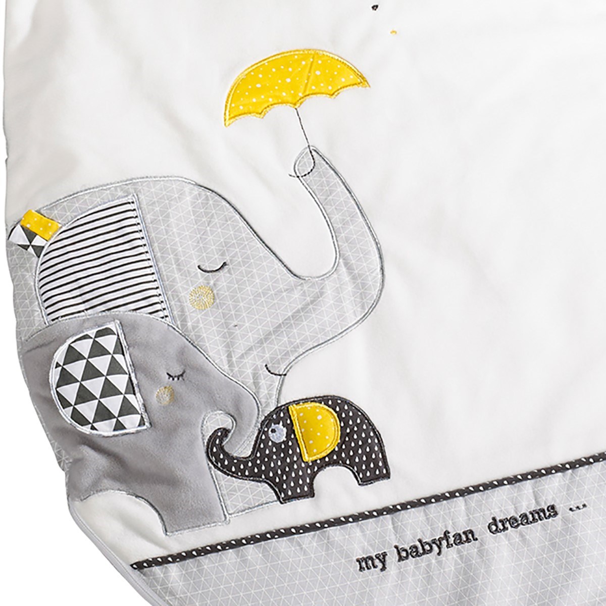 Gigoteuse en coton blanc, SAUTHON