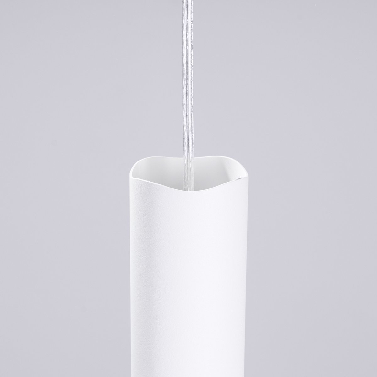 Suspension Acier Blanc GU10 1 Liro blanc, EDEN