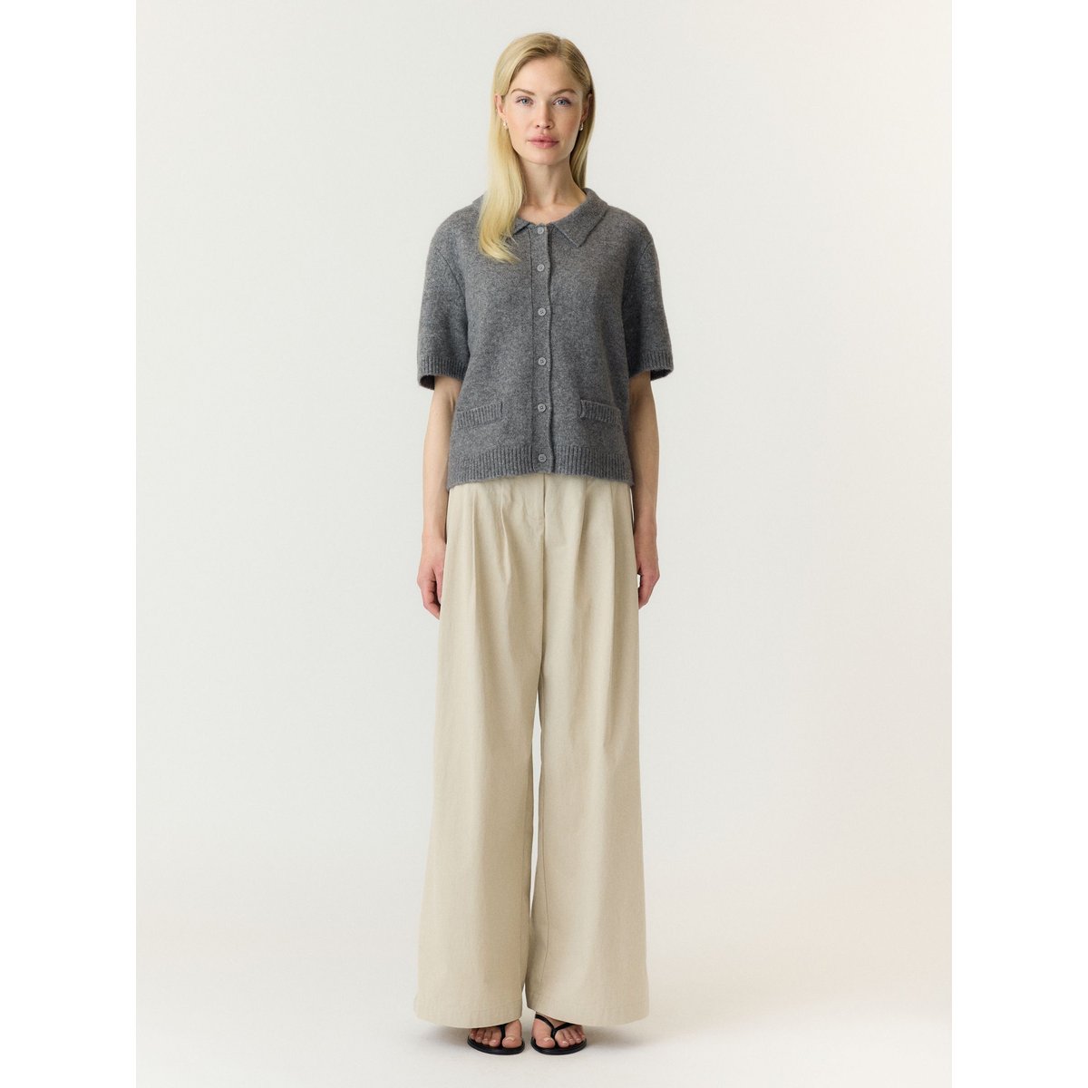 Cardigan gris - medium grey melange1, YAS