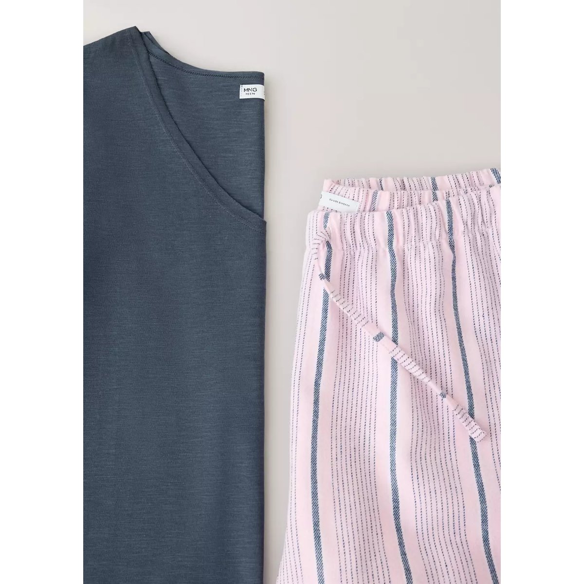 Ensemble pyjama coton rose, MANGO TEEN