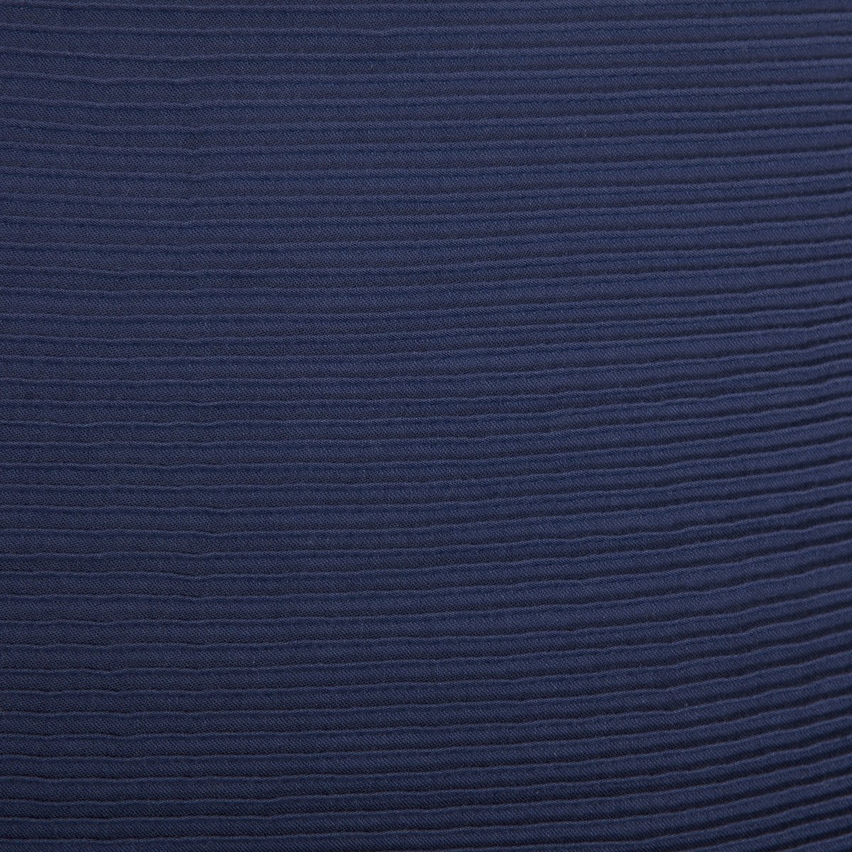 Housse De Coussin en Coton à l'effet plissé ONDINE indigo, MADURA
