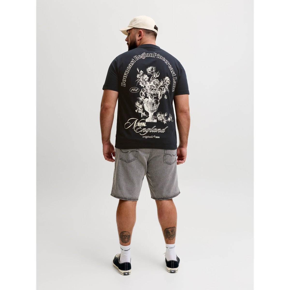 T-Shirt noire - black, JACK & JONES