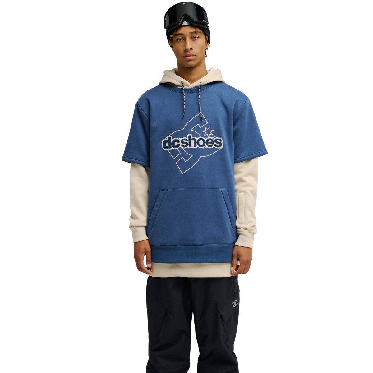 Sweat capuche DRYDEN. bleu dark denim, DC SHOES