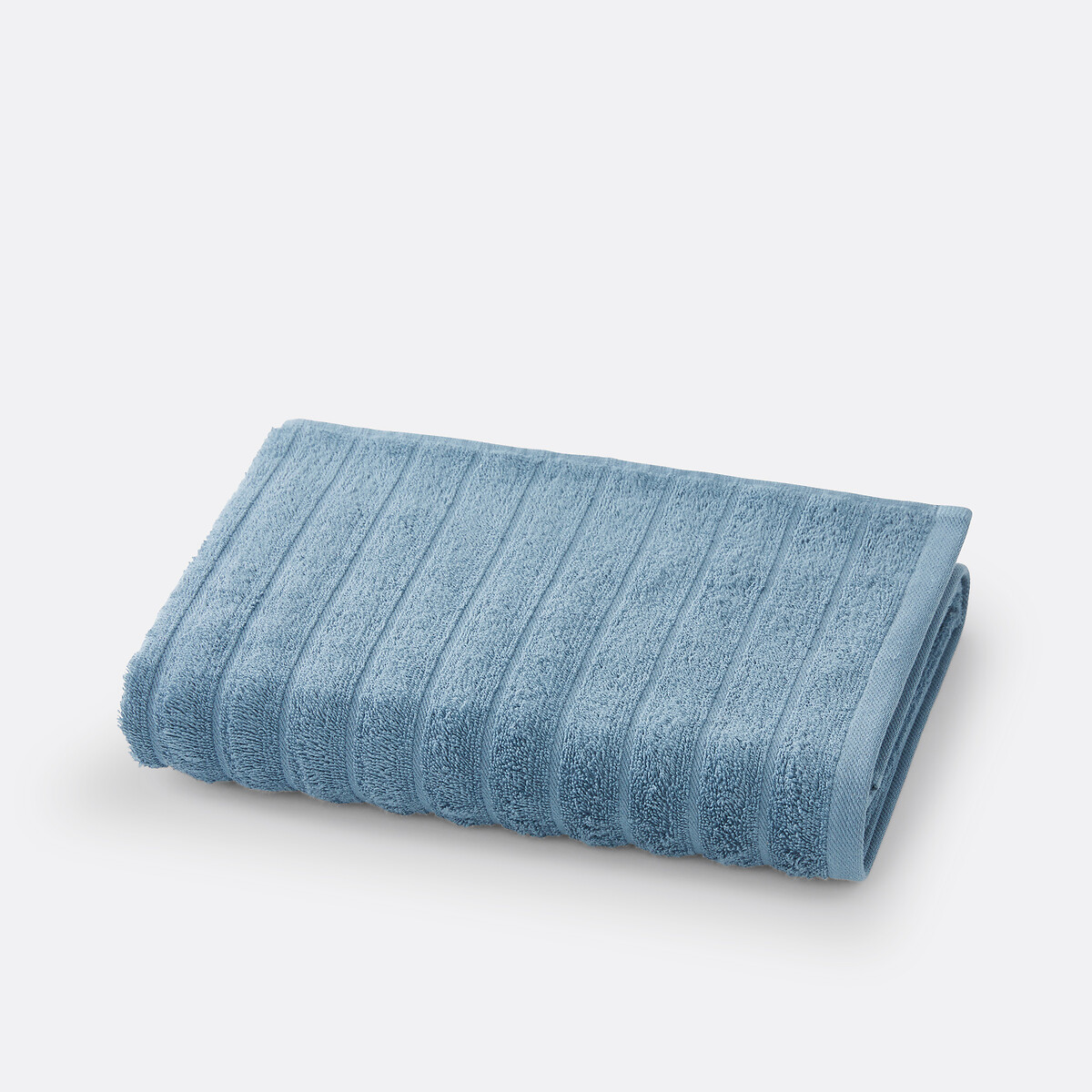 Drap de bain éponge bouclette 450 g/m2, Audierne bleu orage, LA REDOUTE INTERIEURS
