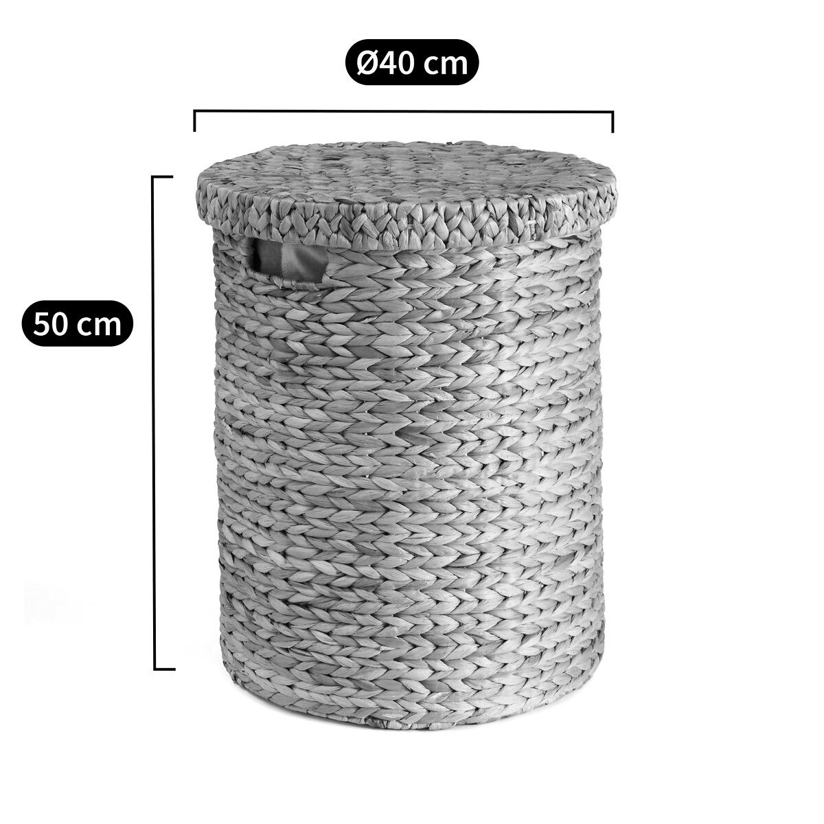 Panier à linge rond, Lomopi naturel, LA REDOUTE INTERIEURS