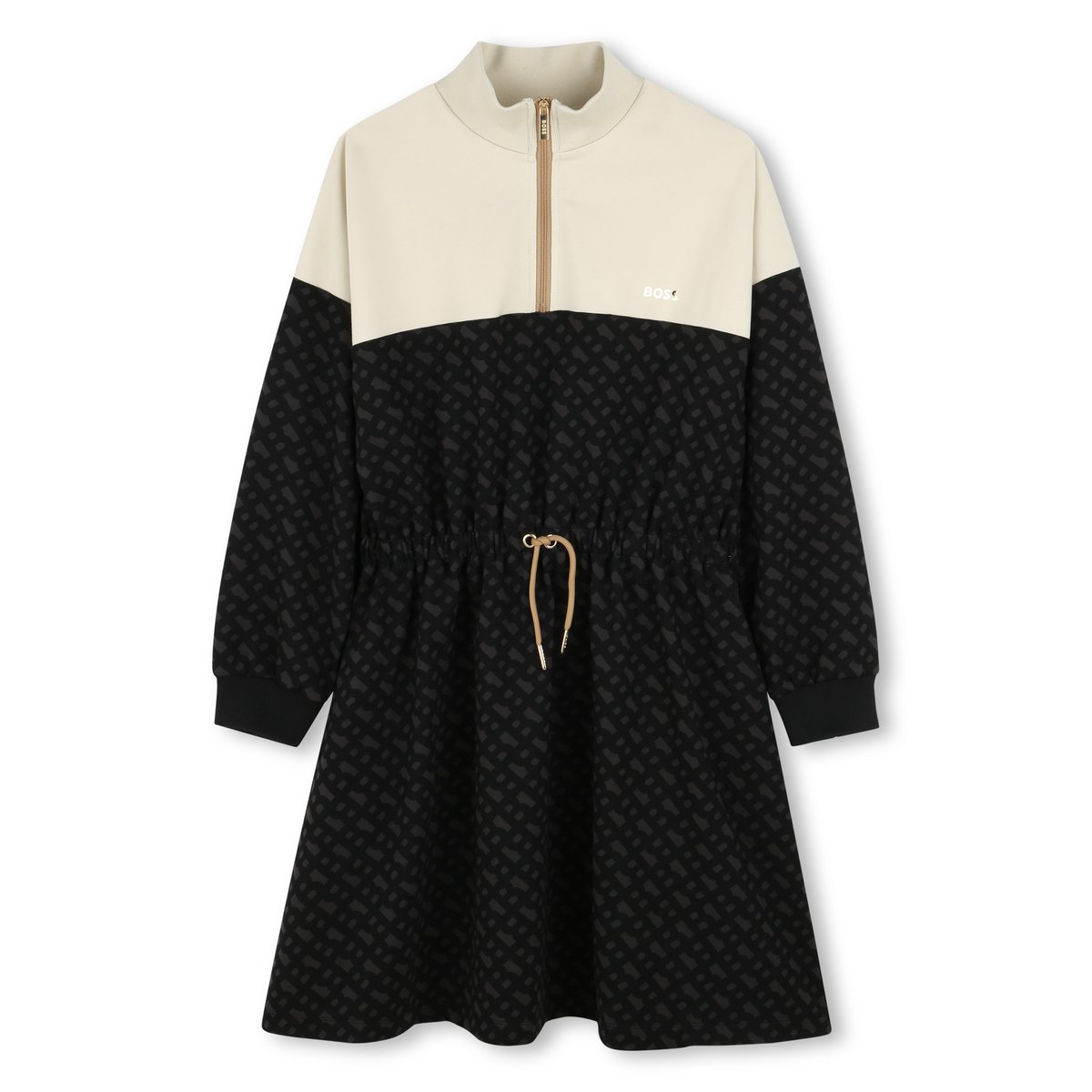 Robe à manches longues black, BOSS KIDSWEAR
